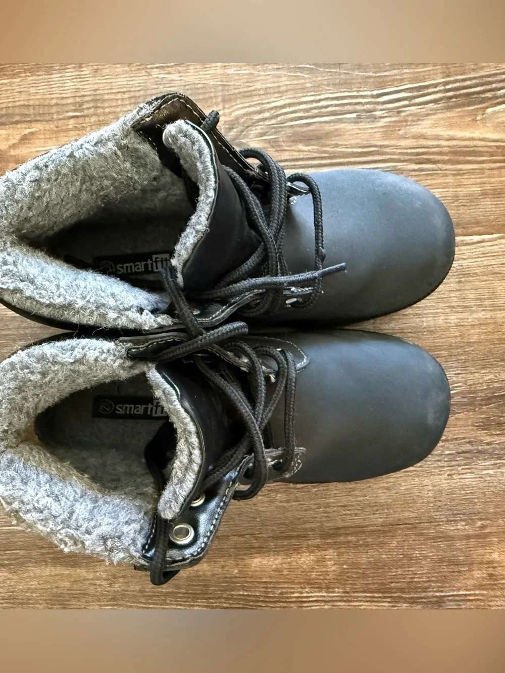Smartfit Black Boots Size 2.5